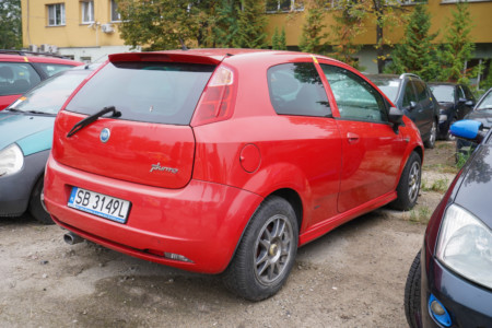 Fiat Punto 2007 r. Cena wywoławcza: 2 500 zł